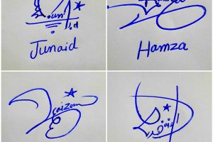 Different Signatures For My Name