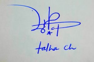 Talha Ch Name Online Signature Styles